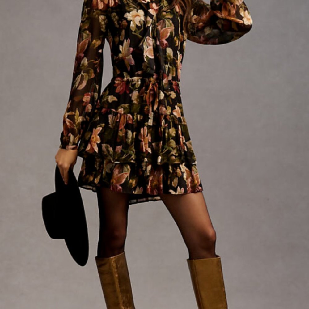 PAIGE Elynne Silk Dress NWOT
